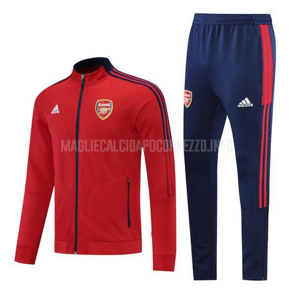 giacca arsenal 08g29 rosso 2021-22