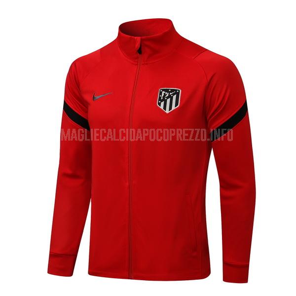 giacca atletico de madrid top rosso 2021-22