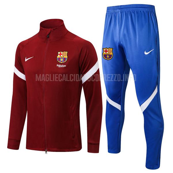 giacca barcelona fcb1 rosso 2021-22