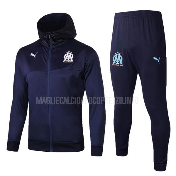 giacca cappuccio marseille blu 2019-2020