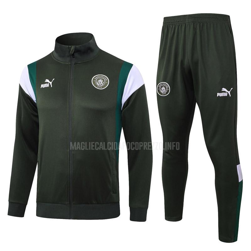 giacca manchester city 231125a1 verde scuro 2023-24