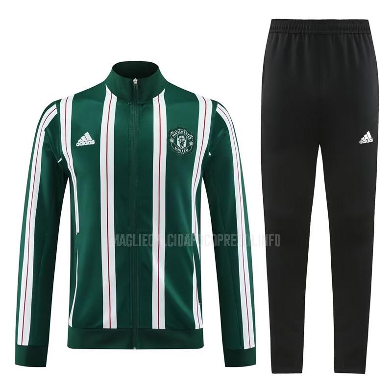 giacca manchester united 231225a1 verde 2023-24