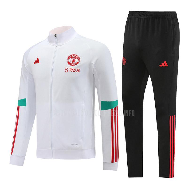 giacca manchester united 23625a1 bianco 2023-24