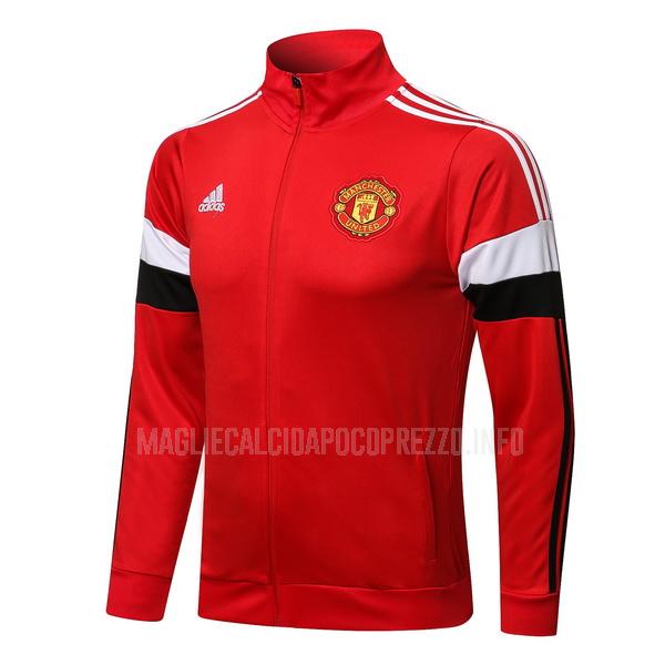 giacca manchester united top i rosso 2021-22