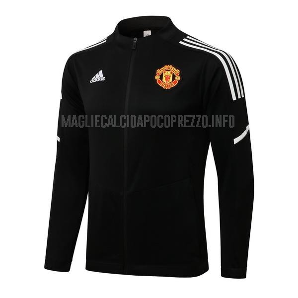 giacca manchester united top nero 2021-22