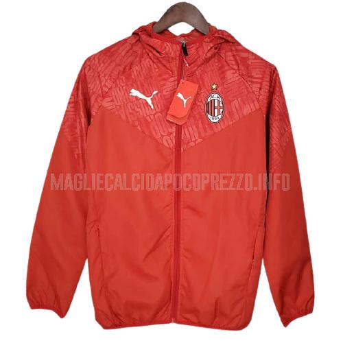 giacca storm ac milan rosso 2021-22