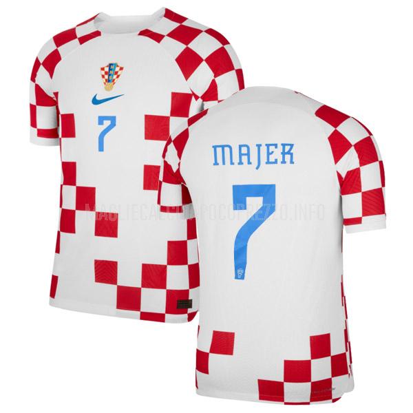 maglia croazia majer coppa del mondo home 2022