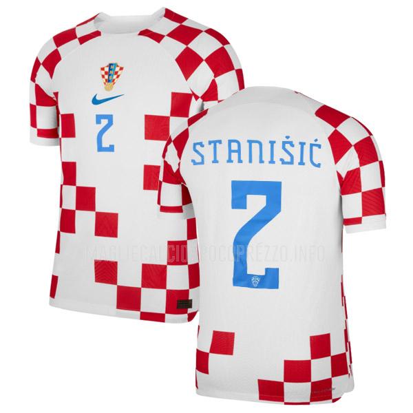 maglia croazia stanisic coppa del mondo home 2022