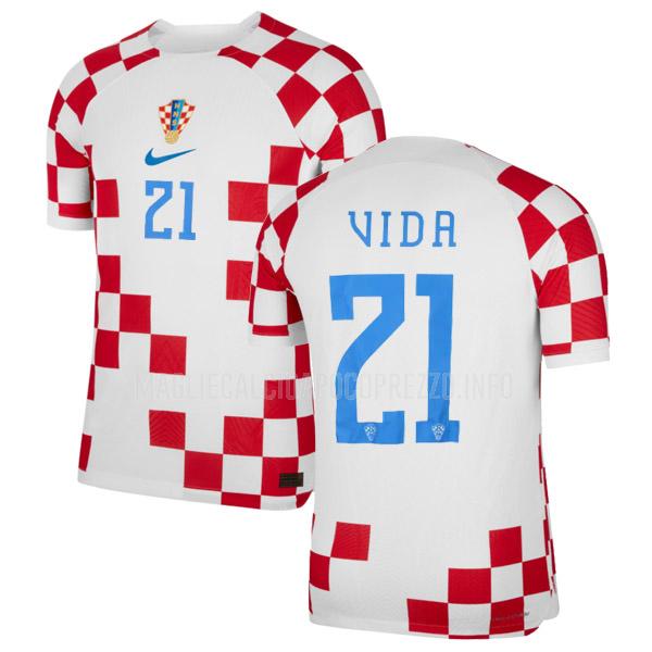 maglia croazia vida coppa del mondo home 2022
