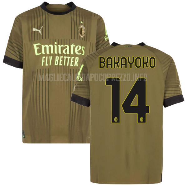 maglietta ac milan bakayoko third 2022-23