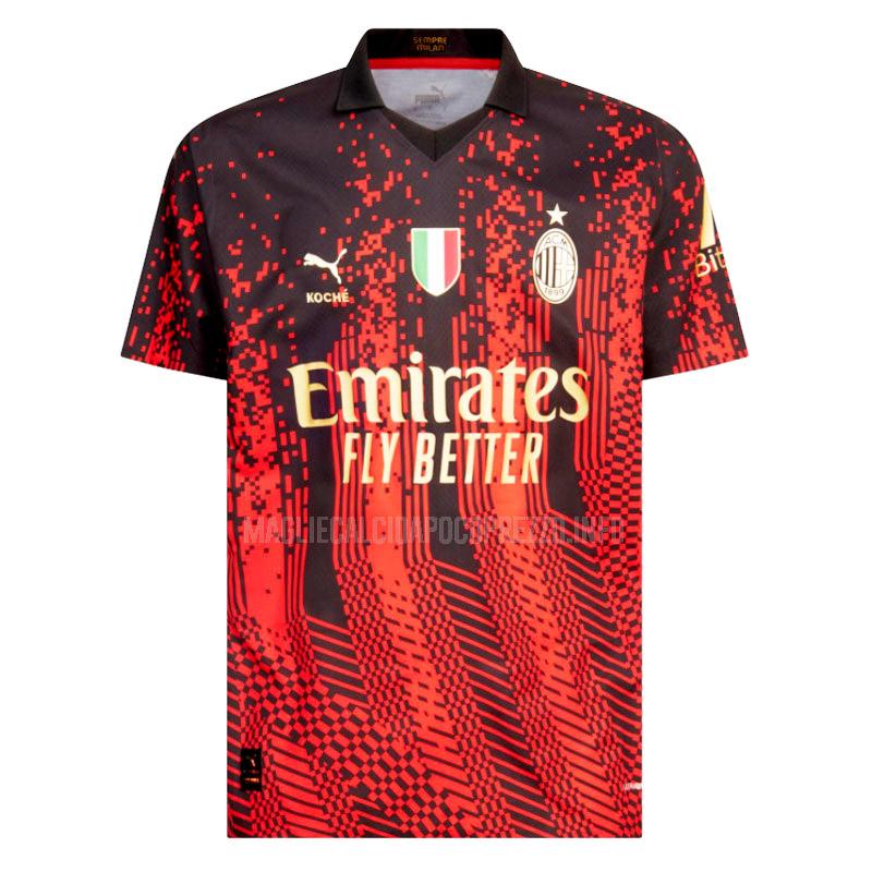 maglietta ac milan fourth rosso 2022-23