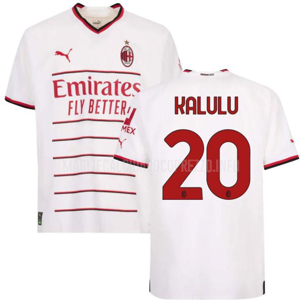 maglietta ac milan kalulu away 2022-23