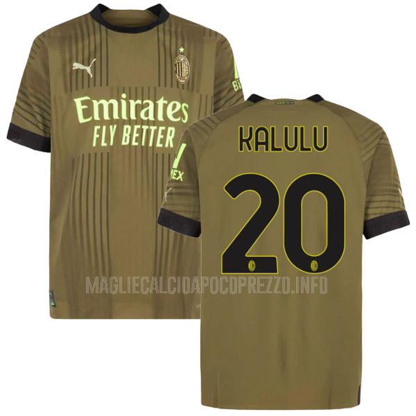 maglietta ac milan kalulu third 2022-23