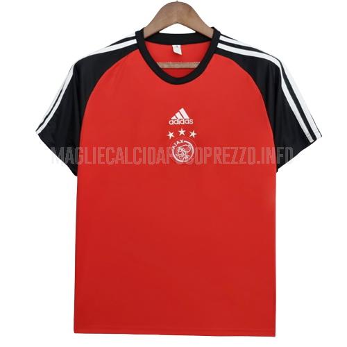 maglietta allenamento ajax teamgeist rosso 2022-23