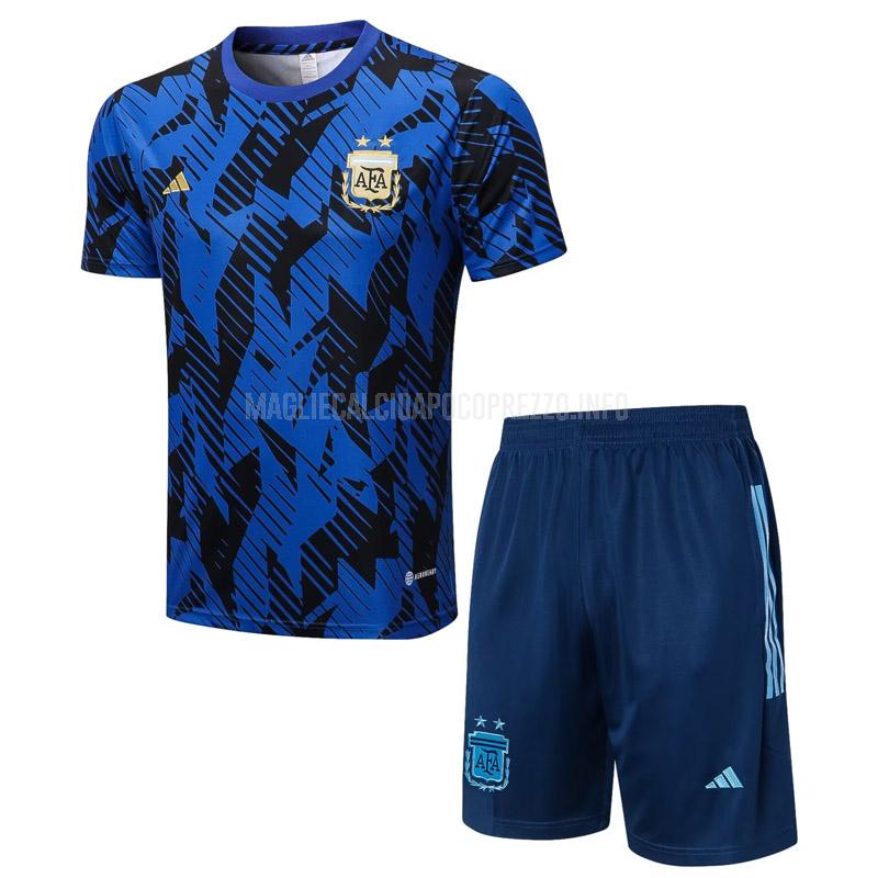 maglietta allenamento argentina 221025a1 blu 2022-23