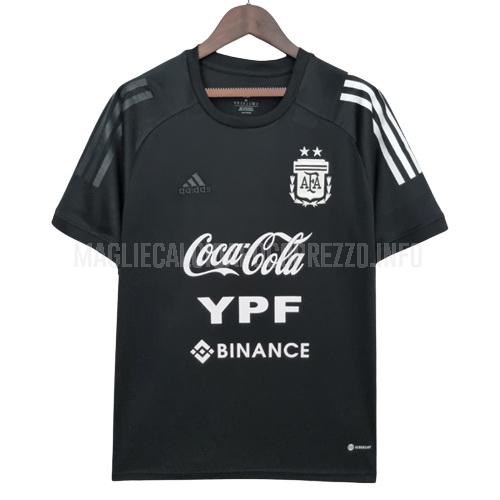 maglietta allenamento argentina nero 2022
