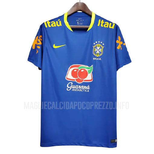 maglietta allenamento brasile blu 2020-21