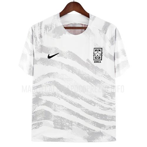 maglietta allenamento corea bianco 2022