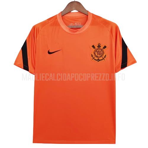 maglietta allenamento corinthians arancia 2022-23