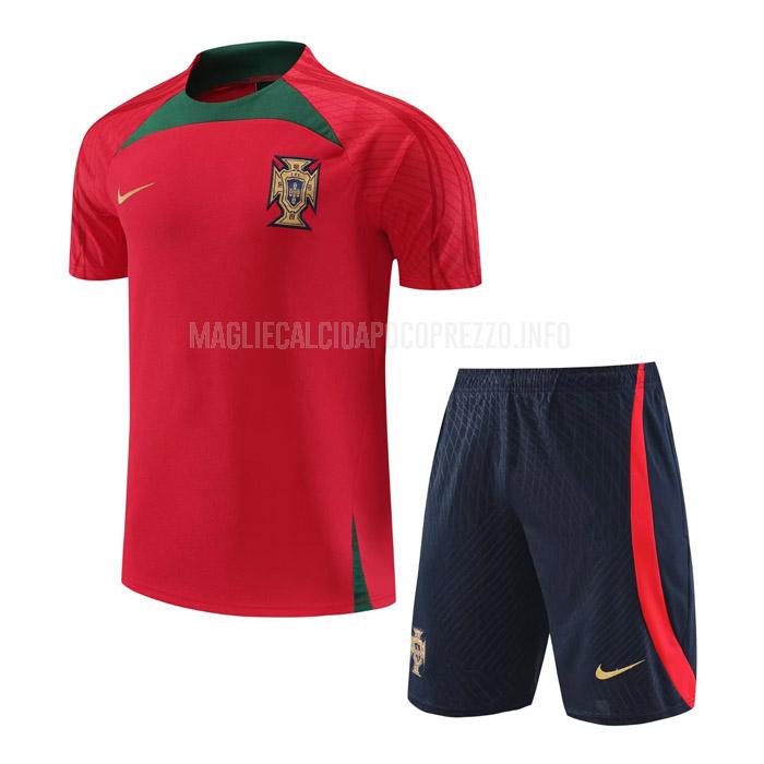 maglietta allenamento portogallo 221115a1 rosso 2022-23