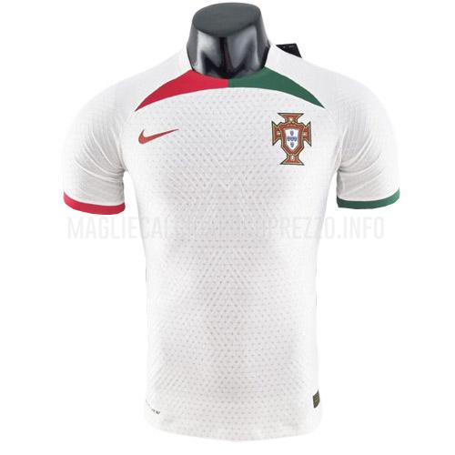 maglietta allenamento portogallo giocatore edizione bianco pty1 2022