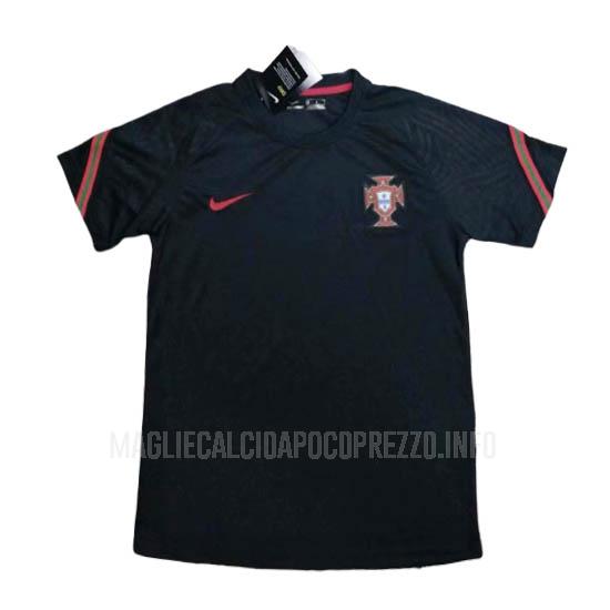 maglietta allenamento portogallo nero 2020-21