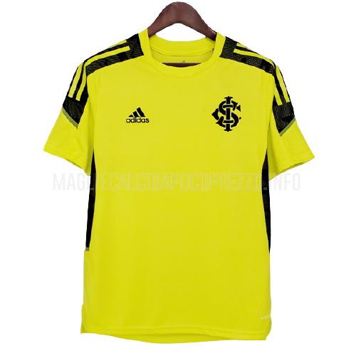 maglietta allenamento sc internacional giallo 2021-22