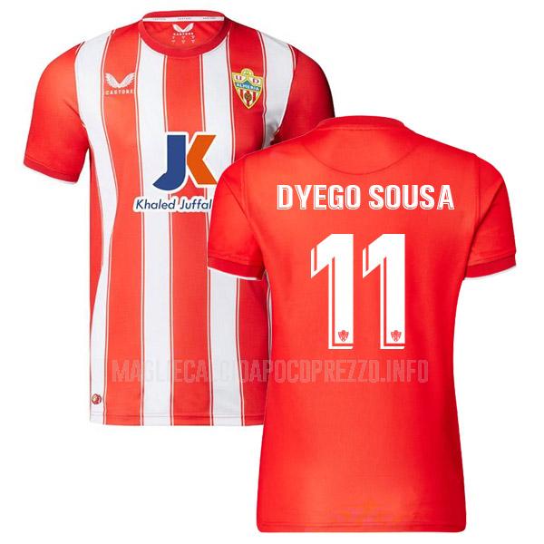 maglietta almeria dyego sousa home 2022-23