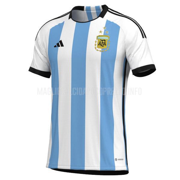 maglietta argentina 3 star home 2022