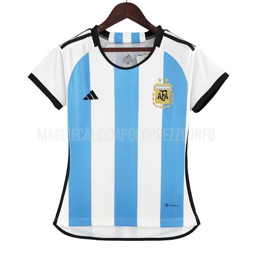 maglietta argentina donna home 2022