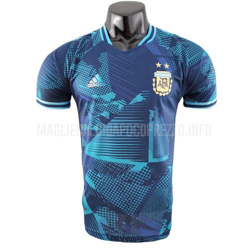 maglietta argentina giocatore edizione edizione commemorativa blu agt1 2022