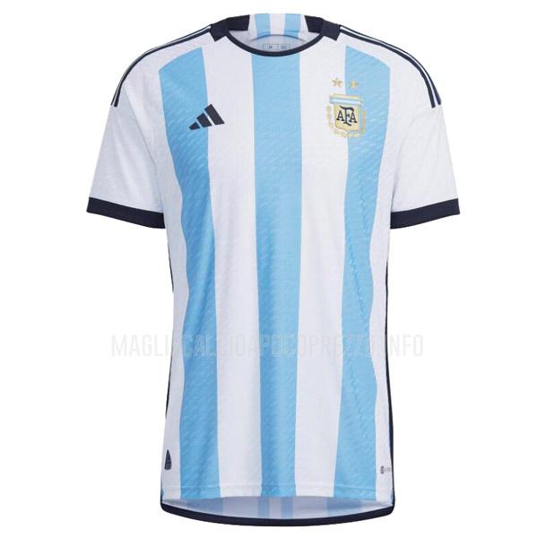 maglietta argentina giocatore edizione home 2022