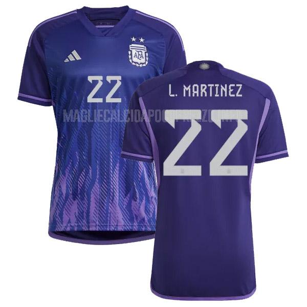maglietta argentina l.martinez away 2022