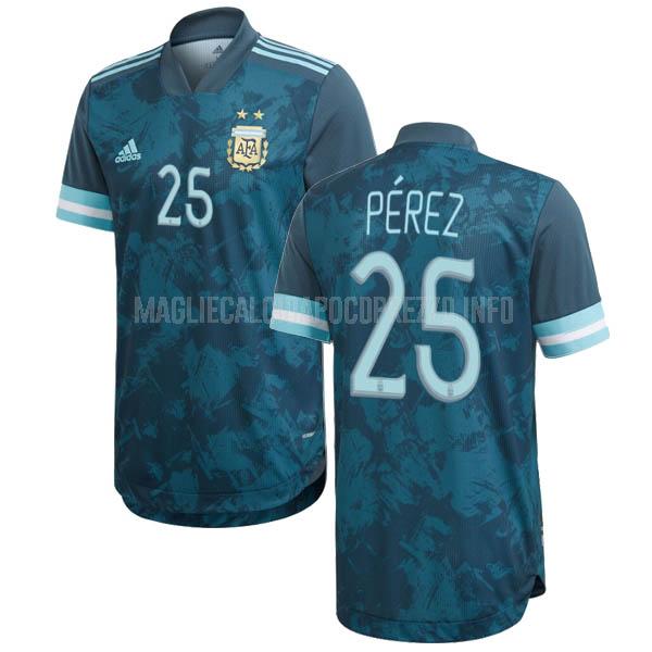 maglietta argentina perez away 2020-2021