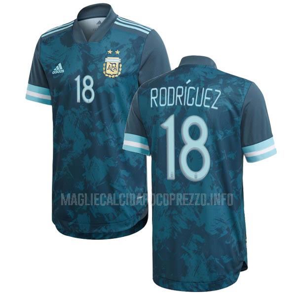 maglietta argentina rodriguez away 2020-2021