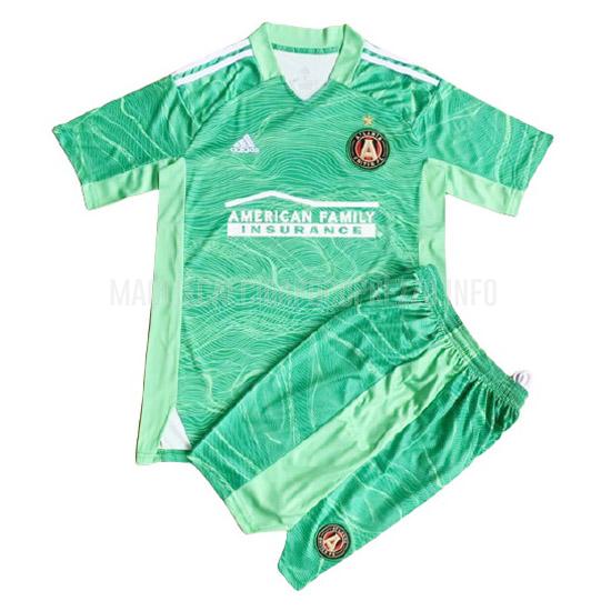 maglietta atlanta united bambino portiere verde 2021-22