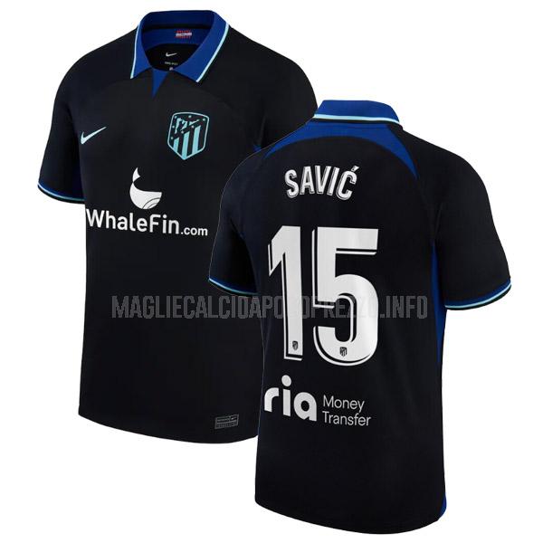 maglietta atlético de madrid savic away 2022-23