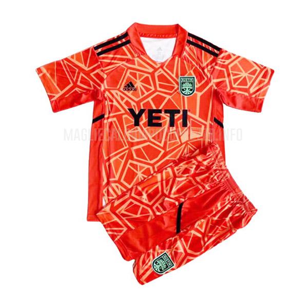 maglietta austin bambino portiere arancia 2022-23