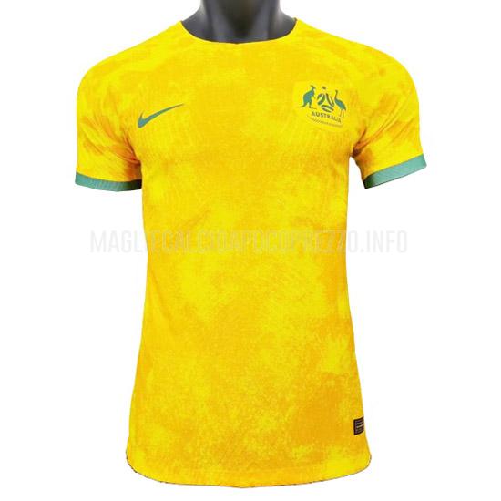 maglietta australia coppa del mondo giocatore edizione home 2022