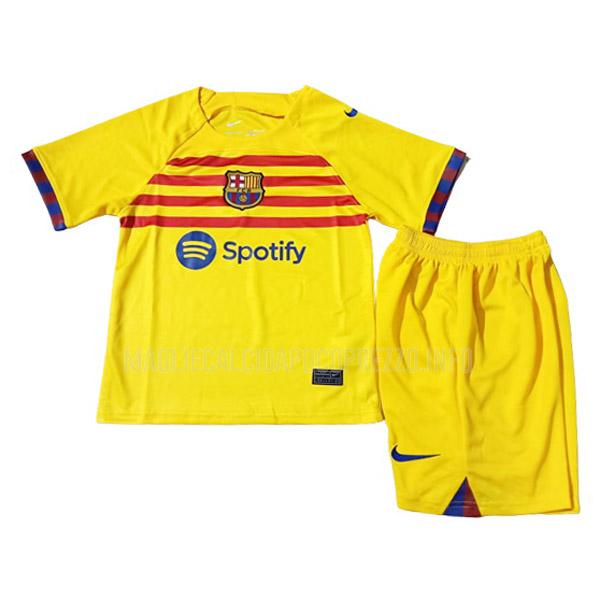 maglietta barcelona bambino fourth 2022-23