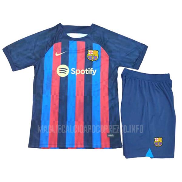 maglietta barcelona bambino spotify home 2022-23
