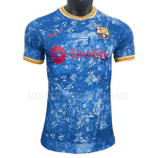 maglietta barcelona blu 2023