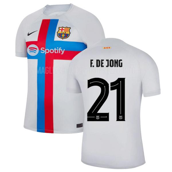 maglietta barcelona f. de jong third 2022-23