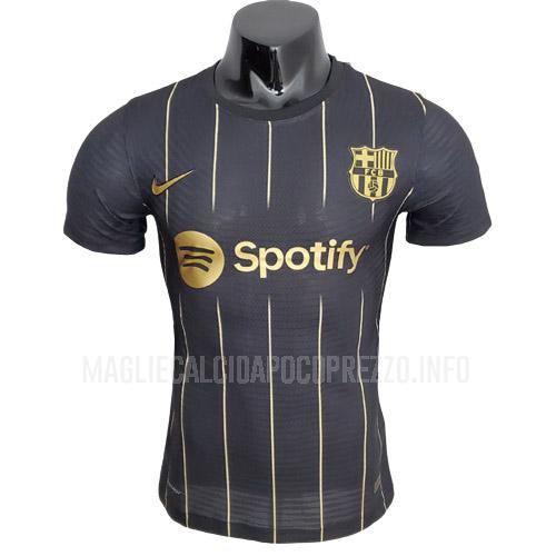 maglietta barcelona giocatore edizione nero 2022-23