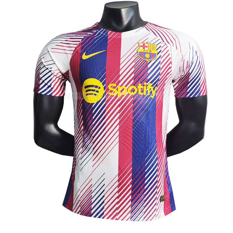 maglietta barcelona giocatore edizione pre-match 2023-24
