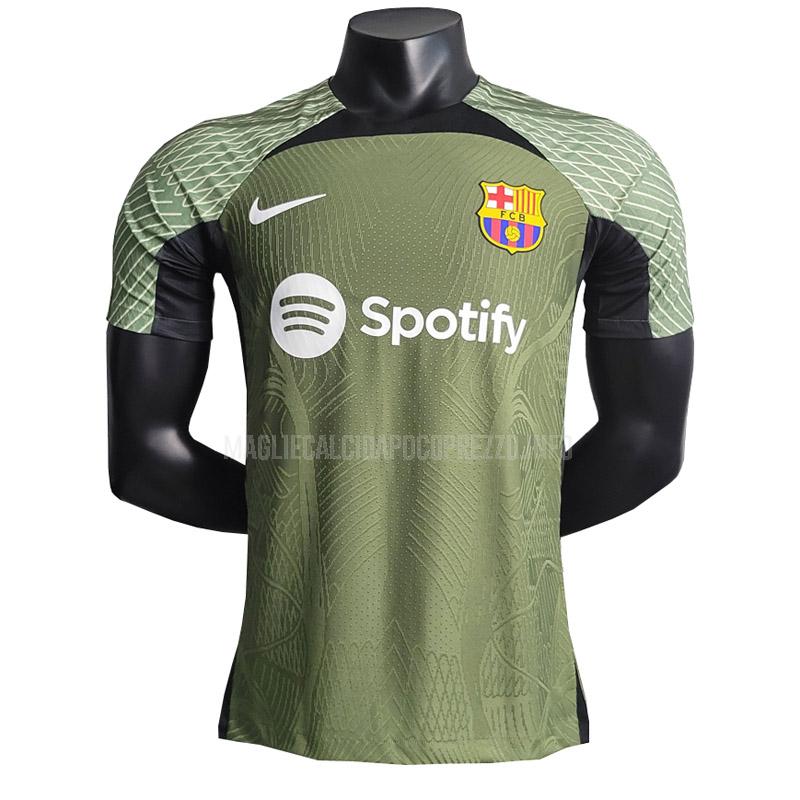 maglietta barcelona giocatore edizione verde 2023-24