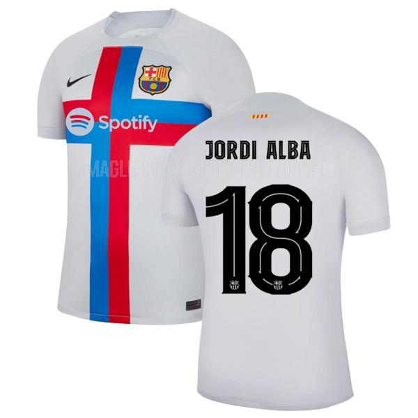 maglietta barcelona jordi alba third 2022-23