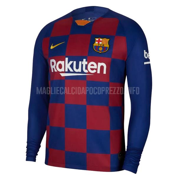 maglietta barcelona manica lunga home 2019-2020