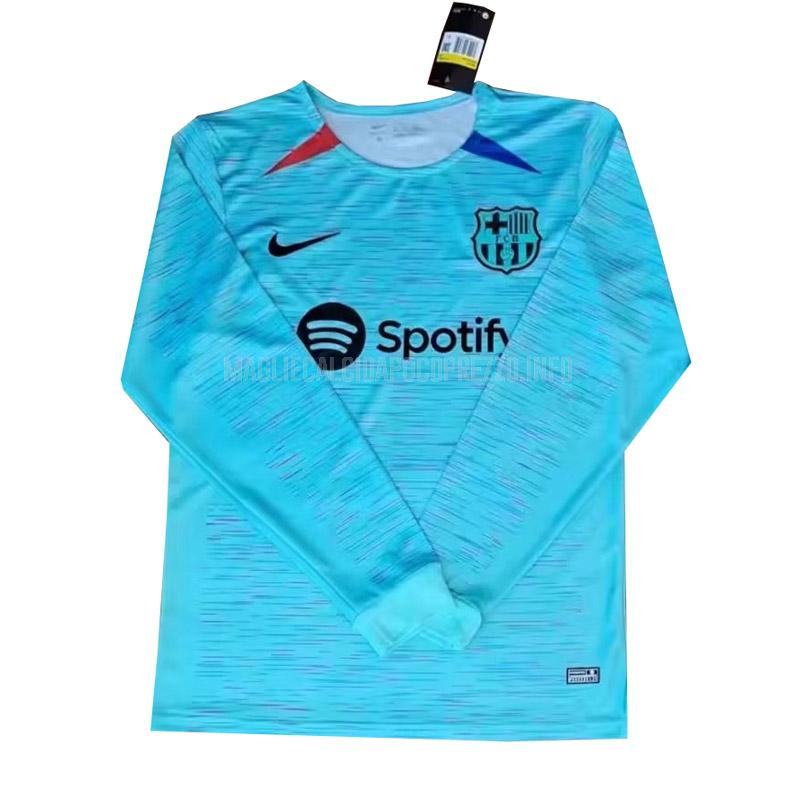 maglietta barcelona manica lunga third 2023-24