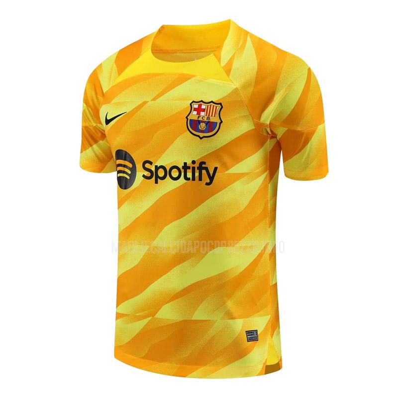 maglietta barcelona portiere giallo 2023-24